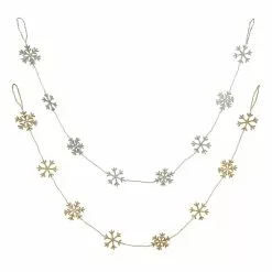 Flash Sale 🌟 Assorted 6ft. Snowflake Garland by Ashland® 🥰