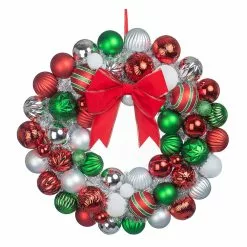 Best deal ✨ 23" Multicolored Ball Ornament Wall Wreath by Ashland® ⌛