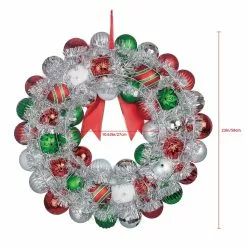 Best deal ✨ 23" Multicolored Ball Ornament Wall Wreath by Ashland® ⌛ -Ashland Online Store 10699986 3