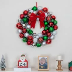 Best deal ✨ 23" Multicolored Ball Ornament Wall Wreath by Ashland® ⌛ -Ashland Online Store 10699986 4