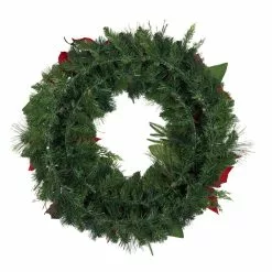 Brand new ⭐ 30" Poinsettias, Pinecones, Berries & Ornaments Wreath by Ashland® ⌛ -Ashland Online Store 10699997 3