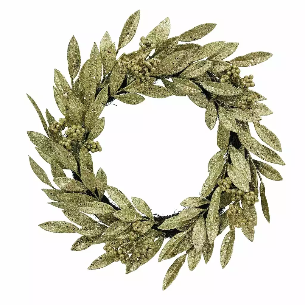 Brand new ❤️ 24" Champagne Leaves & Berries Wreath by Ashland® ❤️ 3 Brand new ❤️ 24" Champagne Leaves & Berries Wreath by Ashland® ❤️