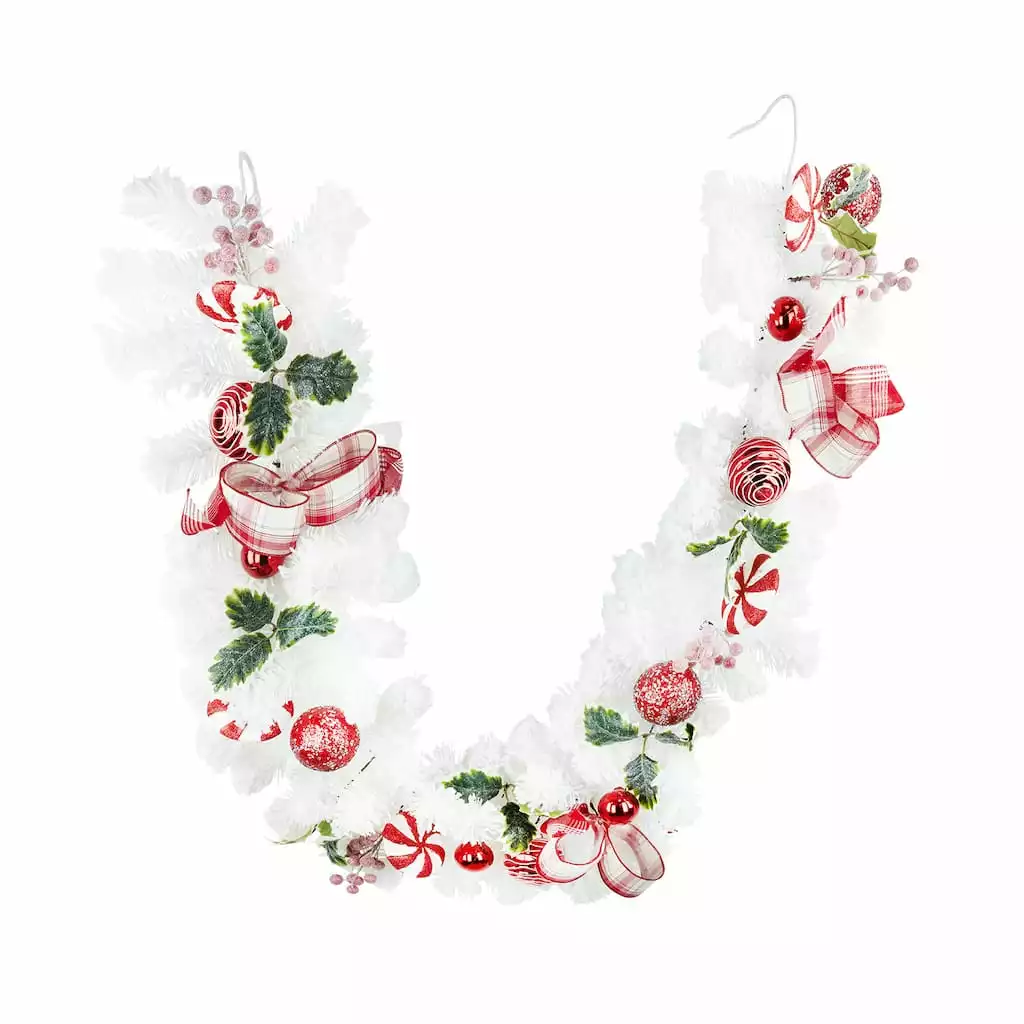 Flash Sale ๐ 72" Berry Candy Snowflake Garland by Ashland® ๐ 3 Flash Sale ๐ 72" Berry Candy Snowflake Garland by Ashland® ๐