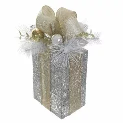 Cheap 🧨 16" White Pine Gift Box With LED Lights by Ashland® 🔔