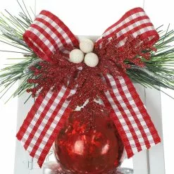 Flash Sale 👏 12" White Lantern With Ornaments & Bow by Ashland® 🔥 -Ashland Online Store 10700068 3