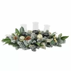 Outlet ๐ 32" Magnolia, Pinecone & Ornament Candle Holder by Ashland® ๐ฏ