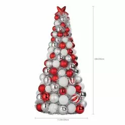Budget ⭐ 22" Red & White Ornament Tree by Ashland® ⌛ -Ashland Online Store 10700082 3