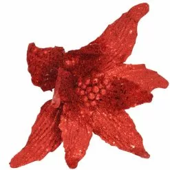 Outlet 🥰 Red Poinsettia Pick by Ashland® 😉 -Ashland Online Store 10700091 3