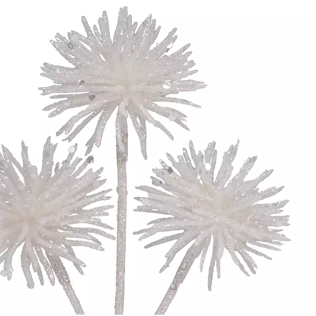 Outlet โญ White Glitter Pom Pom Pick by Ashland® ๐ 4 Outlet โญ White Glitter Pom Pom Pick by Ashland® ๐ - Image 2