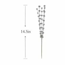 Budget ❤️ Silver Glitter Berry Pick by Ashland® 🧨 7 Budget ❤️ Silver Glitter Berry Pick by Ashland® 🧨 -Ashland Online Store 10700117 3