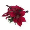 Buy ⭐ Burgundy Berry, Pinecone & Poinsettia Mixed Bush by Ashland® ✔️ -Ashland Online Store 10700142 1