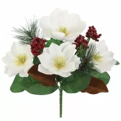 Deals 💯 White Magnolia, Berry & Pine Mix Bush by Ashland® ⭐