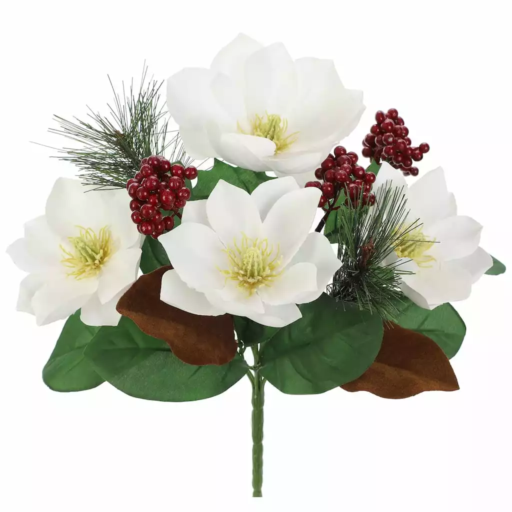 Deals ๐ฏ White Magnolia, Berry & Pine Mix Bush by Ashland® โญ 3 Deals ๐ฏ White Magnolia, Berry & Pine Mix Bush by Ashland® โญ