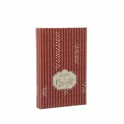Wholesale ๐ 10.25" Red Merry & Bright Book Box by Ashland® ๐