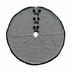 Top 10 ✔️ 48" Houndstooth Tree Skirt by Ashland® 🔔