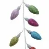 Promo ⌛ 6ft. Large Glitter Light Bulb Garland by Ashland® ⌛ -Ashland Online Store 10700474 1