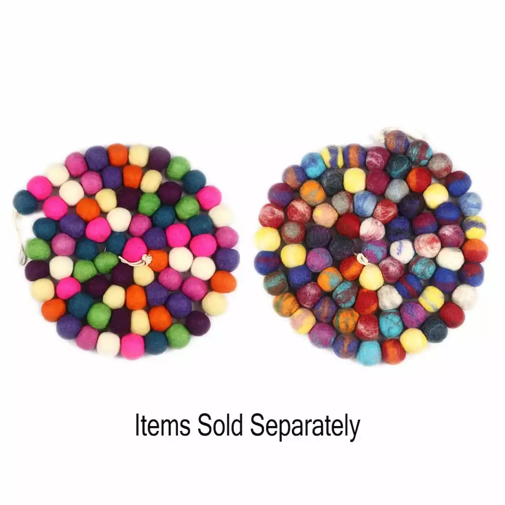 Budget ๐ Assorted 6ft. Multicolor Felt Pom Pom Garland by Ashland® โ๏ธ 3 Budget ๐ Assorted 6ft. Multicolor Felt Pom Pom Garland by Ashland® โ๏ธ