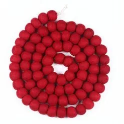 Flash Sale 🤩 6ft. Red Felt Pom Pom Garland by Ashland® ⌛