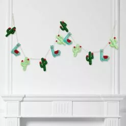 Promo ❤️ 6ft. Cactus & Alpaca Garland by Ashland® ⌛ -Ashland Online Store 10700652 3