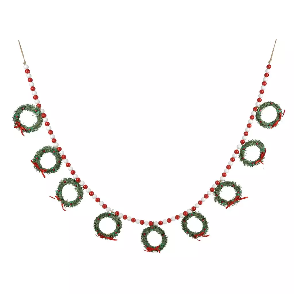 Best Pirce ✔️ 6ft. Mini Wreaths Garland by Ashland® 🤩 4 Best Pirce ✔️ 6ft. Mini Wreaths Garland by Ashland® 🤩 - Image 2