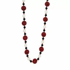 Brand new 🔥 6ft. Red, Black & White Pom-Pom & Bead Garland by Ashland® 🎉