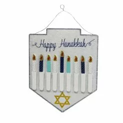 Best Pirce 🔔 14'' Hanukkah Menorah Felt Wall Sign by Ashland® 🌟