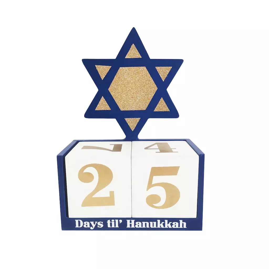 Discount ๐คฉ 8.5" Star of David Tabletop Hanukkah Countdown by Ashland® ๐ 3 Discount ๐คฉ 8.5" Star of David Tabletop Hanukkah Countdown by Ashland® ๐