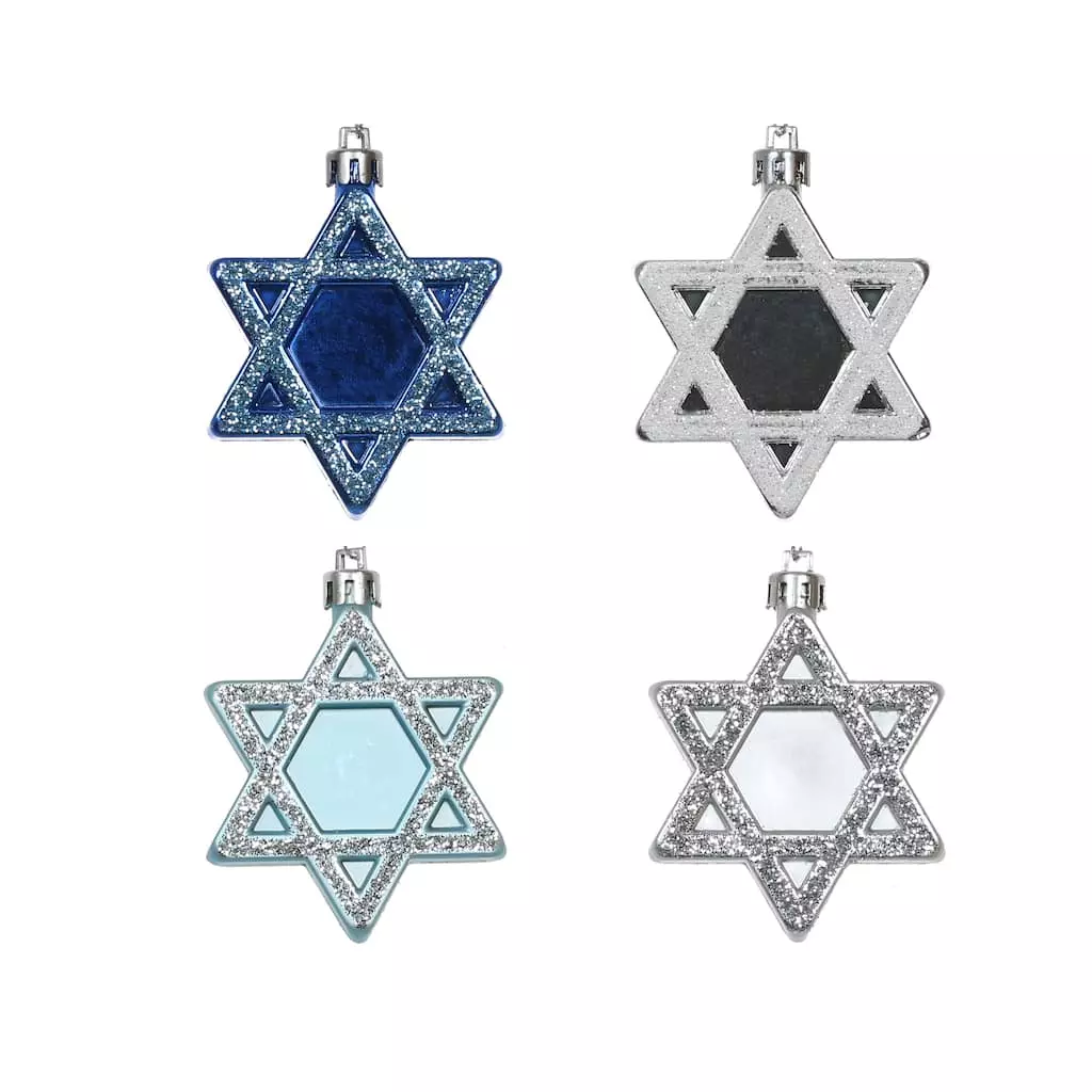 Deals โค๏ธ Assorted 3" Star of David Plastic Ornaments by Ashland® ๐ 4 Deals โค๏ธ Assorted 3" Star of David Plastic Ornaments by Ashland® ๐ - Image 2