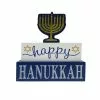 Cheap 🛒 8.5'' Happy Hanukkah Stacked Black Tabletop Sign by Ashland® ✔️ -Ashland Online Store 10700703 1