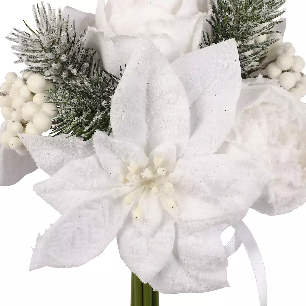Hot Sale ๐ White Poinsettia & Hydrangea Bundle by Ashland® โค๏ธ 4 Hot Sale ๐ White Poinsettia & Hydrangea Bundle by Ashland® โค๏ธ - Image 2