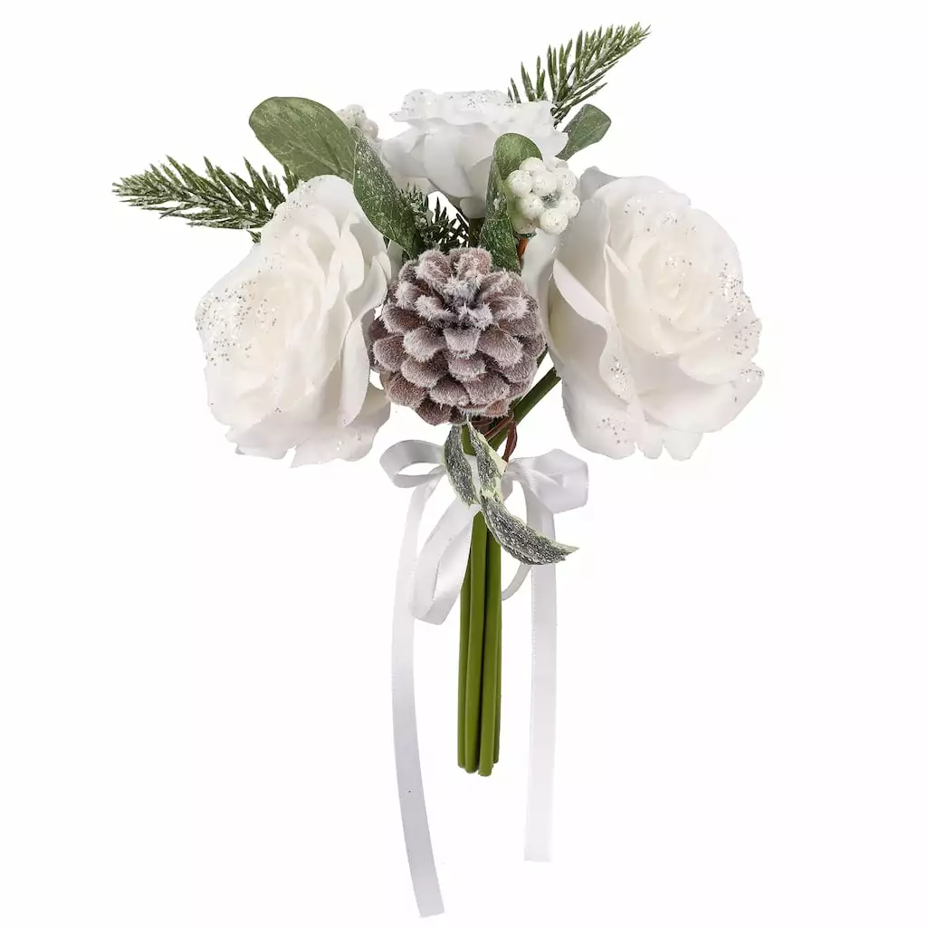 Best Sale ๐ White Rose & Berry Bundle by Ashland® โค๏ธ 3 Best Sale ๐ White Rose & Berry Bundle by Ashland® โค๏ธ