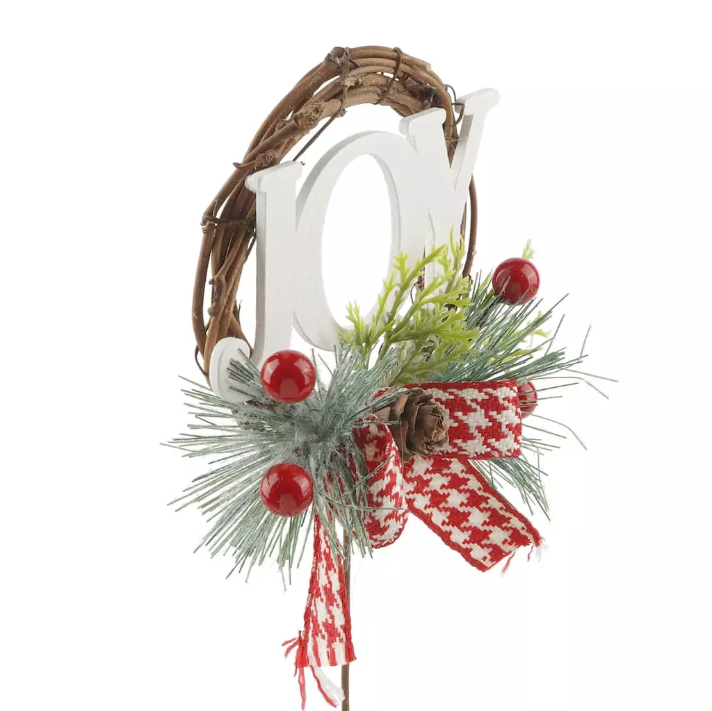Cheap ๐ Joy Wreath Pick by Ashland® Christmas ๐ฏ 4 Cheap ๐ Joy Wreath Pick by Ashland® Christmas ๐ฏ - Image 2