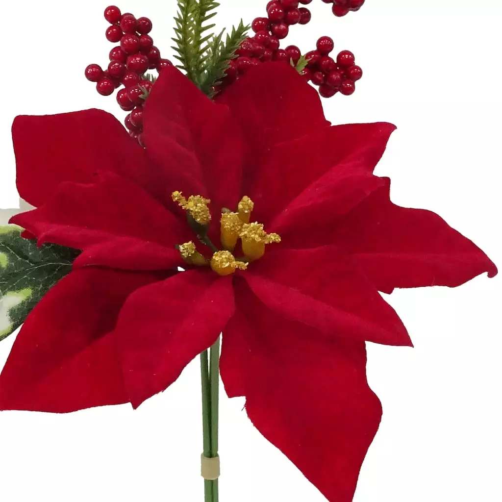 Wholesale ✨ Red Poinsettia & Berry Bundle by Ashland® ⌛ 4 Wholesale ✨ Red Poinsettia & Berry Bundle by Ashland® ⌛ - Image 2