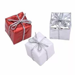 Flash Sale ⌛ Red, White & Silver Mini Gift Box Set by Ashland® 😍 Christmas ❤️
