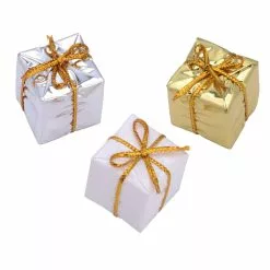 Flash Sale 🥰 Gold, Silver & White Mini Gift Box Set by Ashland® 🎁 Christmas ❤️