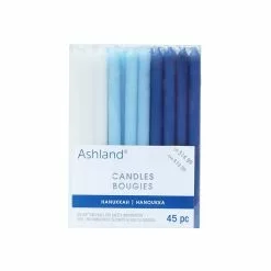 Promo 🛒 Blue & White Hanukkah Candles by Ashland®, 45ct. ✨