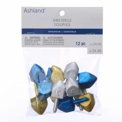 Budget ❤️ Blue, Gold & Silver Dreidels by Ashland®, 12ct. 😍