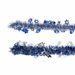 Best Pirce ⌛ Assorted 12ft. Hanukkah Tinsel Garland by Ashland® 🌟