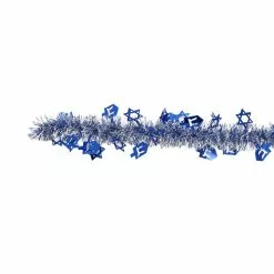 Best Pirce ⌛ Assorted 12ft. Hanukkah Tinsel Garland by Ashland® 🌟 -Ashland Online Store 10700792 3