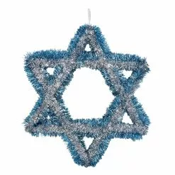 Budget 😀 Assorted 18" Star of David Tinsel Decoration by Ashland® 🛒 -Ashland Online Store 10700797 3