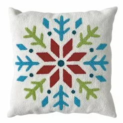 Best Pirce ⌛ Multicolor Snowflake Pillow by Ashland® 😉 Christmas 🧨