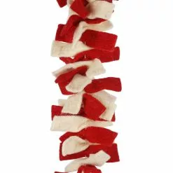 Cheapest 🥰 6ft. Red & White Felt Tie Garland by Ashland® 💯