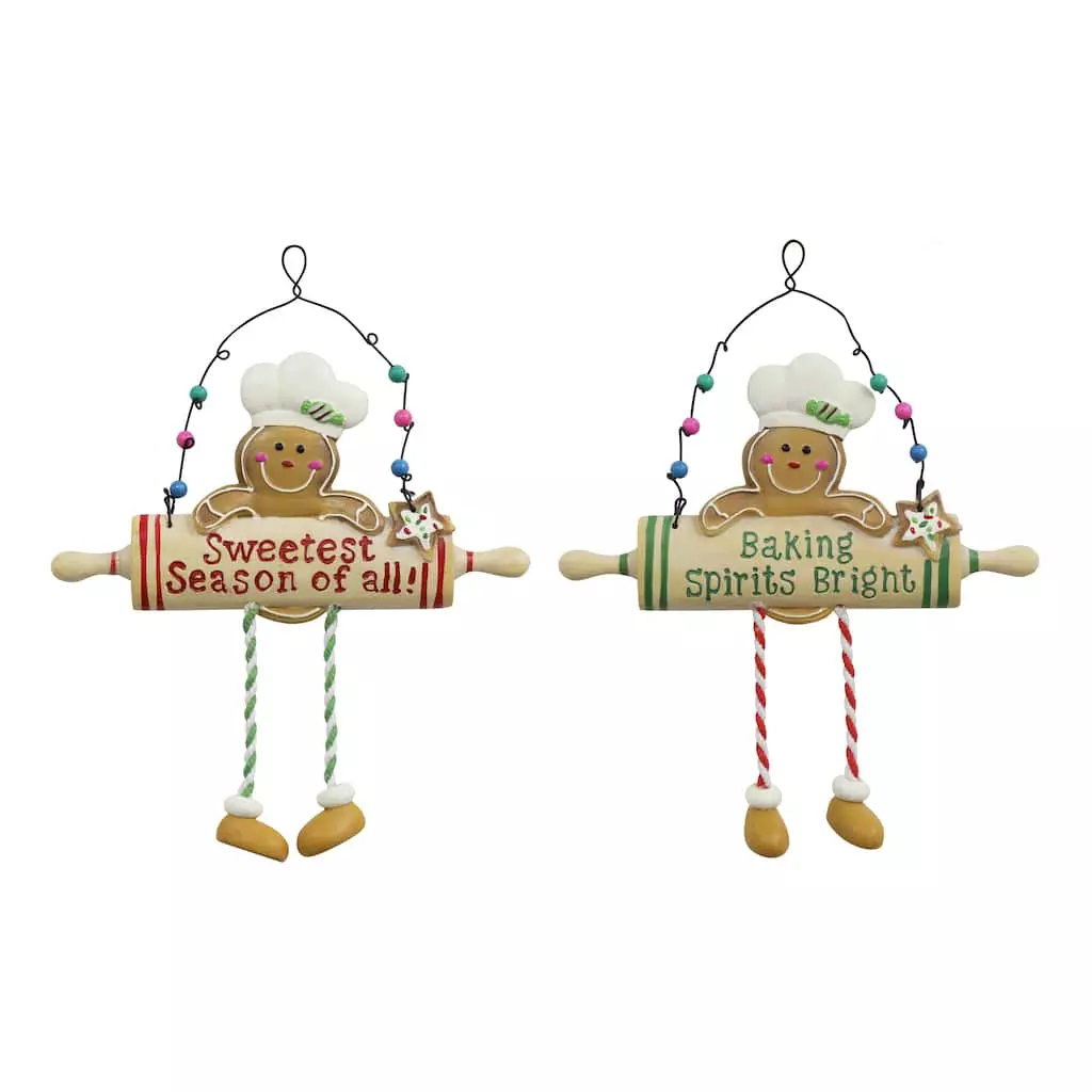 Outlet ⌛ Assorted Gingerbread Man Wall Hanging by Ashland® ✔️ 3 Outlet ⌛ Assorted Gingerbread Man Wall Hanging by Ashland® ✔️