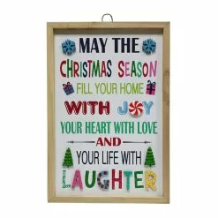 Promo 🤩 Life with Laughter ❄ Christmas Wall Sign by Ashland® ✔️