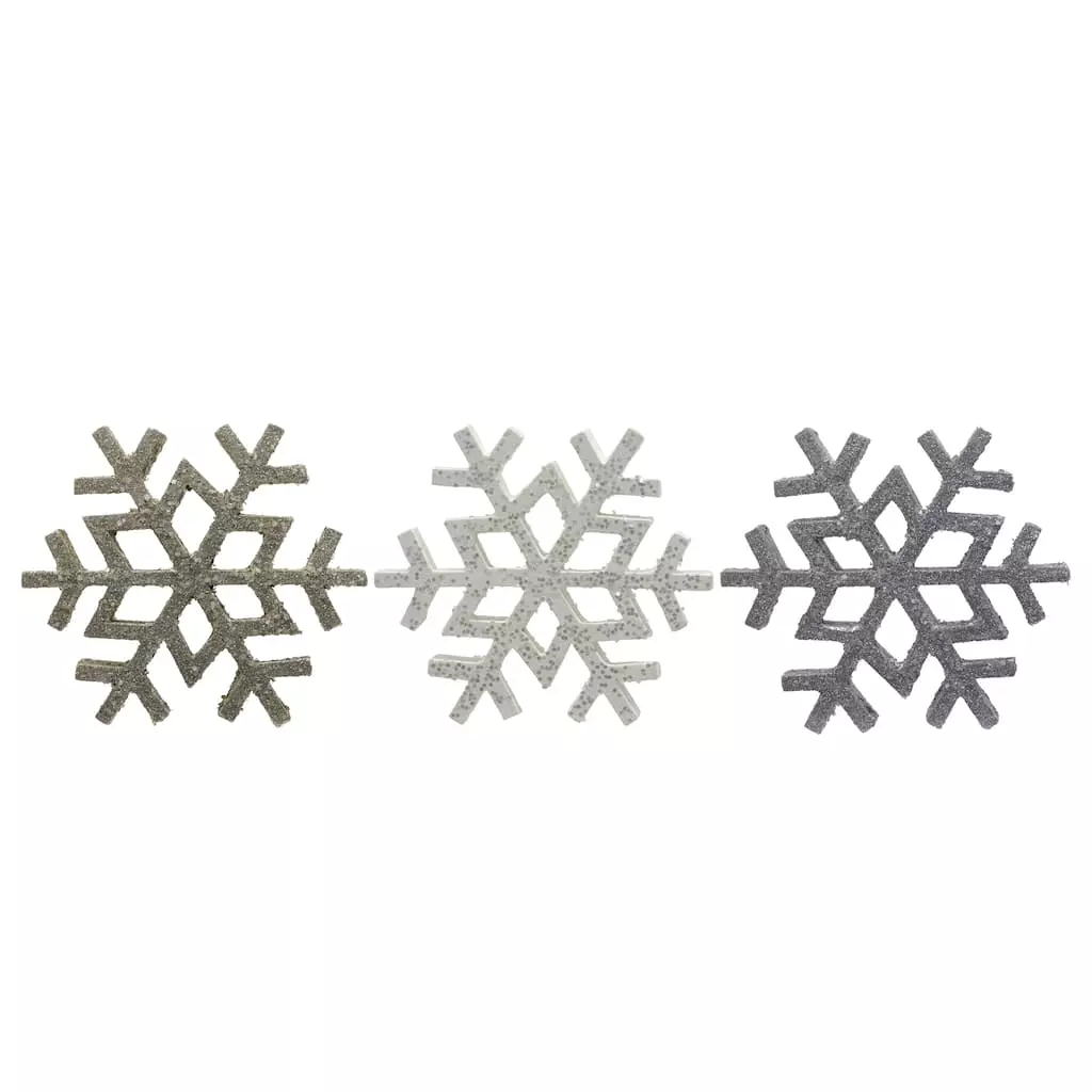 Promo ๐ Assorted 7" Snowflake Tabletop Accent by Ashland® ๐ 3 Promo ๐ Assorted 7" Snowflake Tabletop Accent by Ashland® ๐