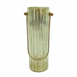 Best Pirce ✔️ 8" Gold Glass Candle Holder by Ashland® 🤩