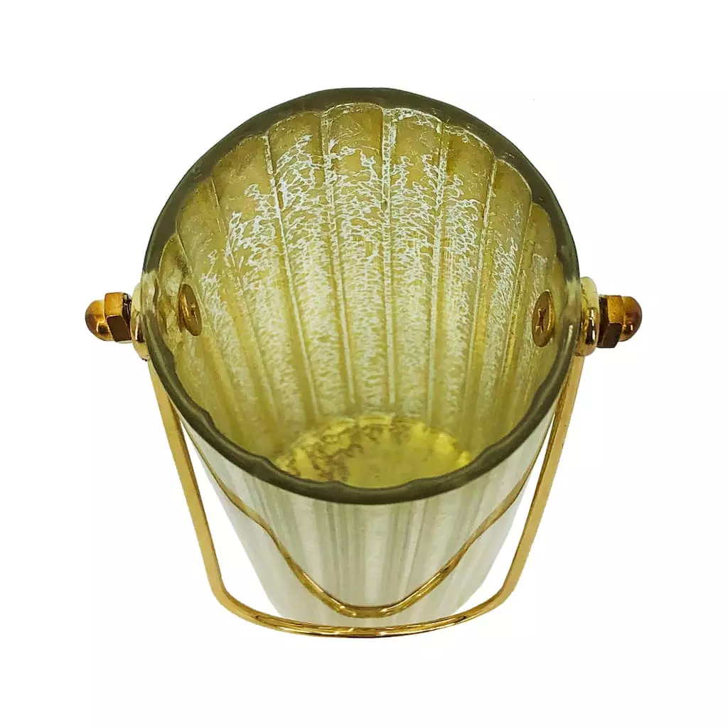 Best Pirce ✔️ 8" Gold Glass Candle Holder by Ashland® 🤩 4 Best Pirce ✔️ 8" Gold Glass Candle Holder by Ashland® 🤩 - Image 2