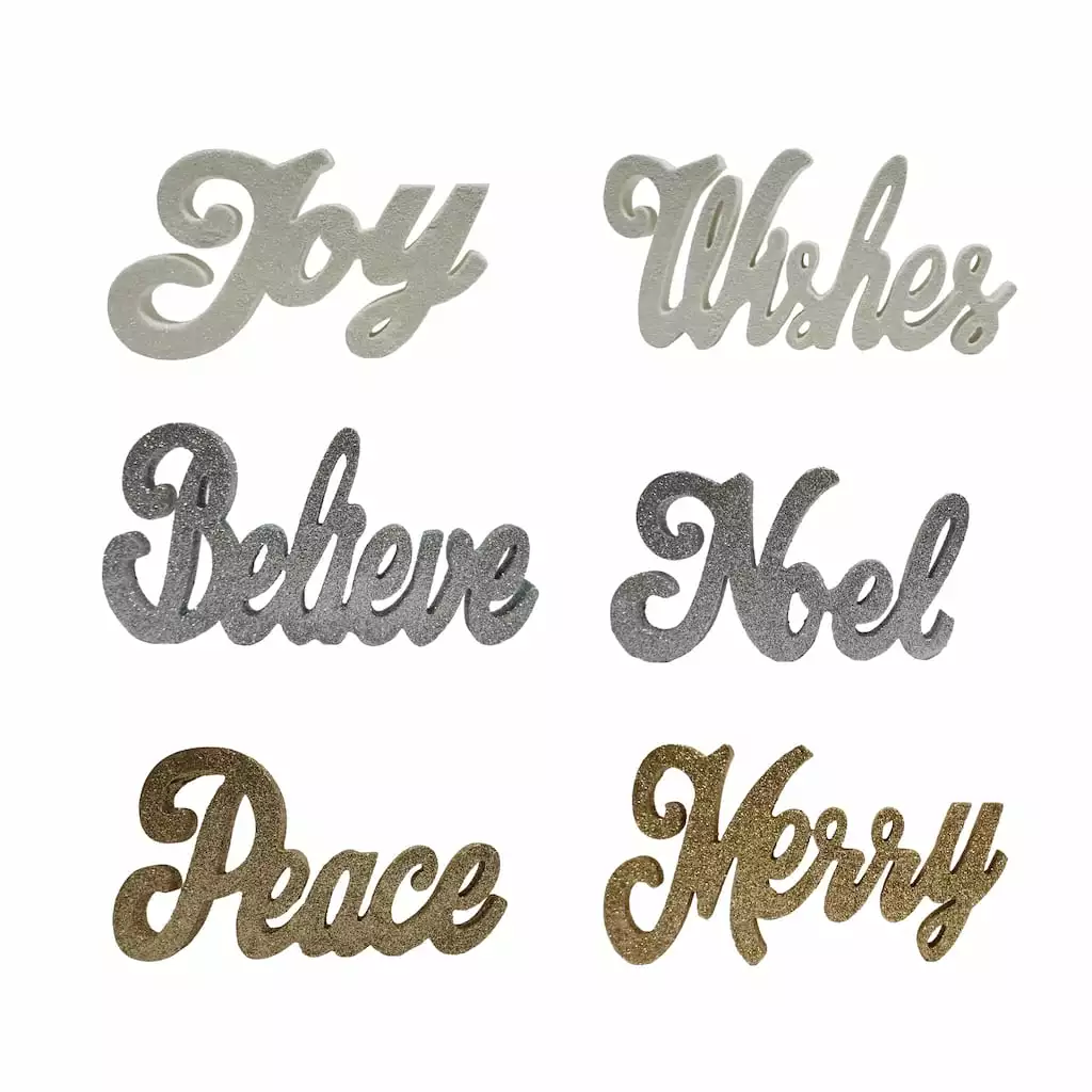 Buy ๐ Assorted 8.8" Christmas Tabletop Sign by Ashland® ๐คฉ 3 Buy ๐ Assorted 8.8" Christmas Tabletop Sign by Ashland® ๐คฉ