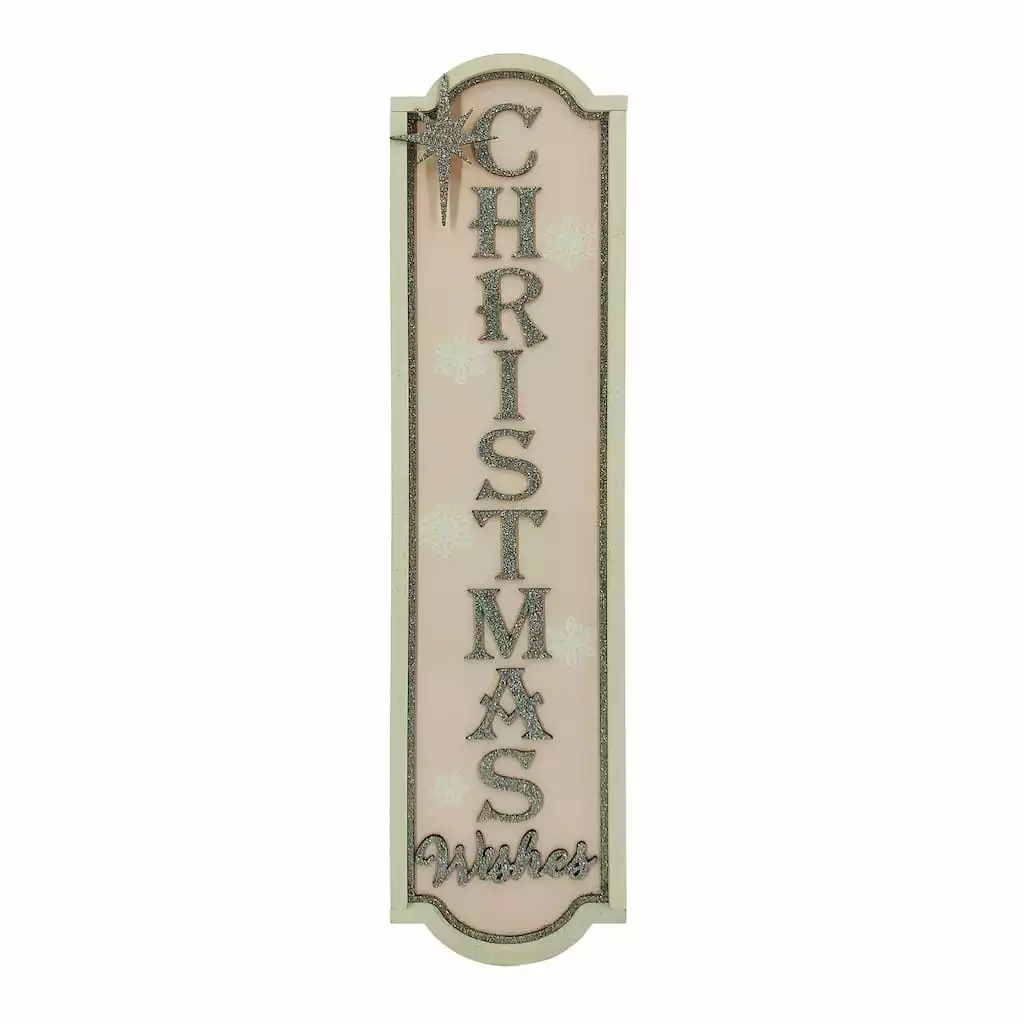 Promo ๐ Assorted Sparkly Christmas Wall Sign by Ashland® ๐ 4 Promo ๐ Assorted Sparkly Christmas Wall Sign by Ashland® ๐ - Image 2