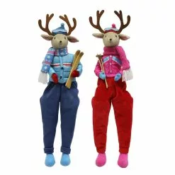 Outlet ❤️ Assorted 23.5" ⭐ Christmas Sitter Deer Tabletop Accent by Ashland® 🌟